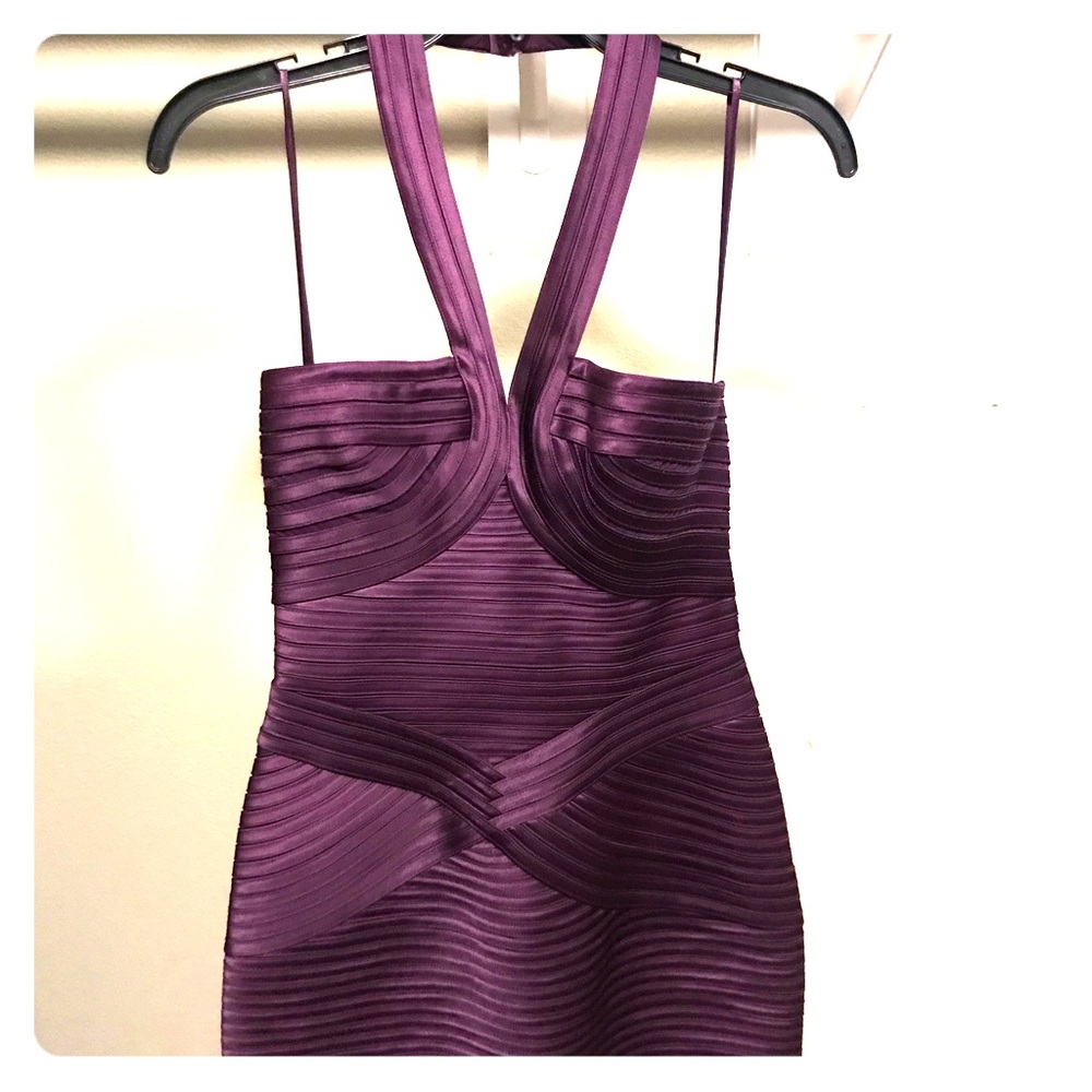 Purple cocktail dress